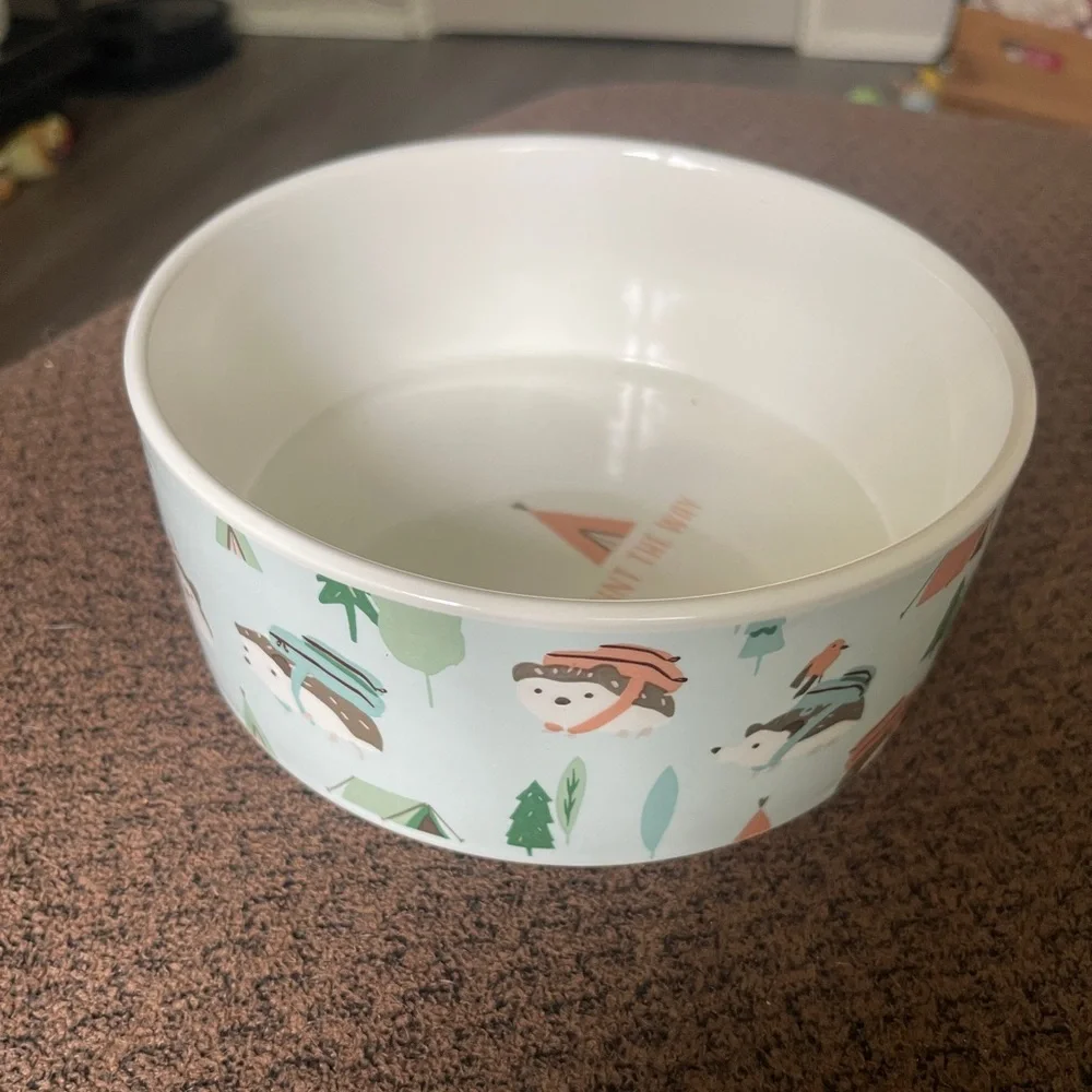 New ceramic dog bowl